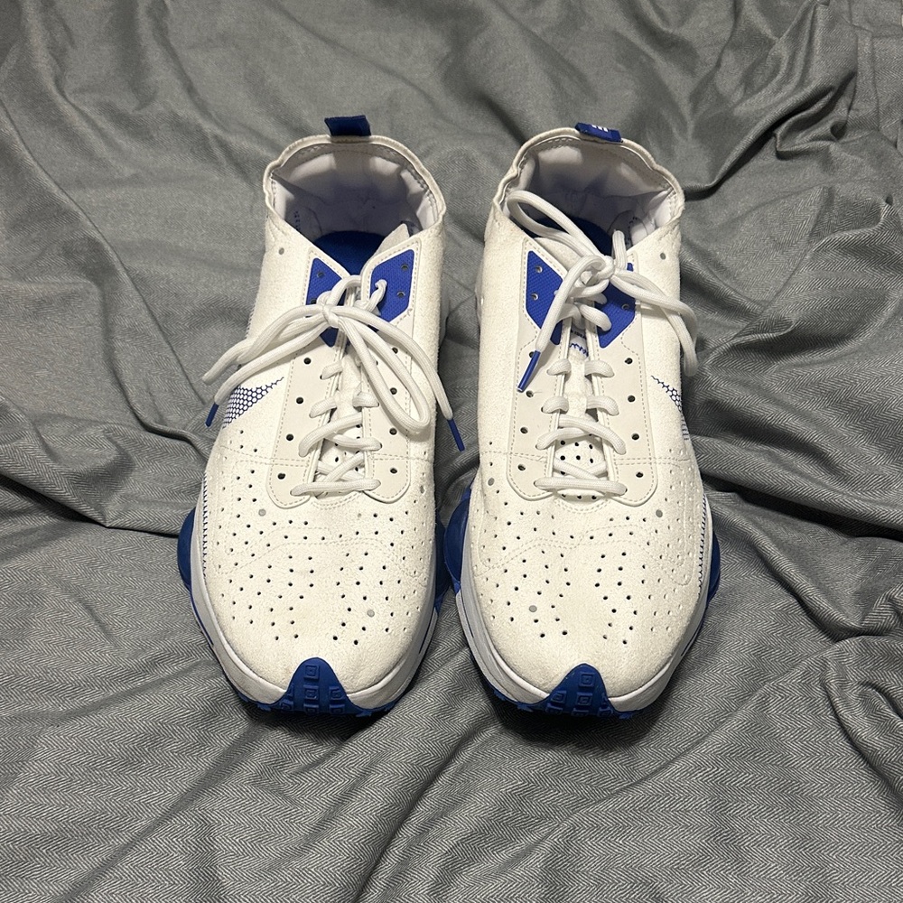 Nike White and Blue Athletic Shoes